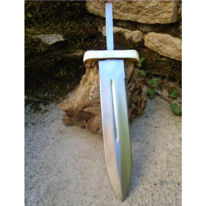 BL00DAG Lame Dague Acier Carbone 1055 Lame A Customiser Le Manche Garde Laiton 4 BL00DAG Lame Dague Acier Carbone 1055 Lame A Customiser Le Manche Garde Laiton – Image 4