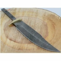 BL106 Lame Damas 256 Couches Clip Point A Customiser Le Manche Garde En Laiton