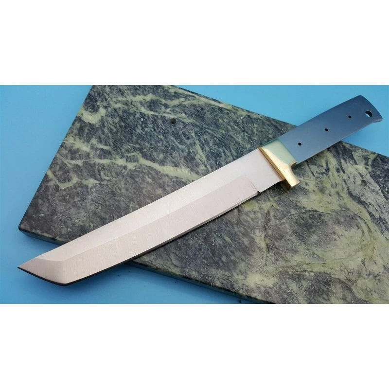 BL126 Lot De 2 Lames A Customiser Le Manche Lame Tanto Garde En Laiton 2 BL126 Lot De 2 Lames A Customiser Le Manche Lame Tanto Garde En Laiton – Image 2