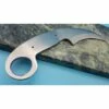BL127 Lot De 2 Lames A Customiser Le Manche Lame Karambit Acier Inox