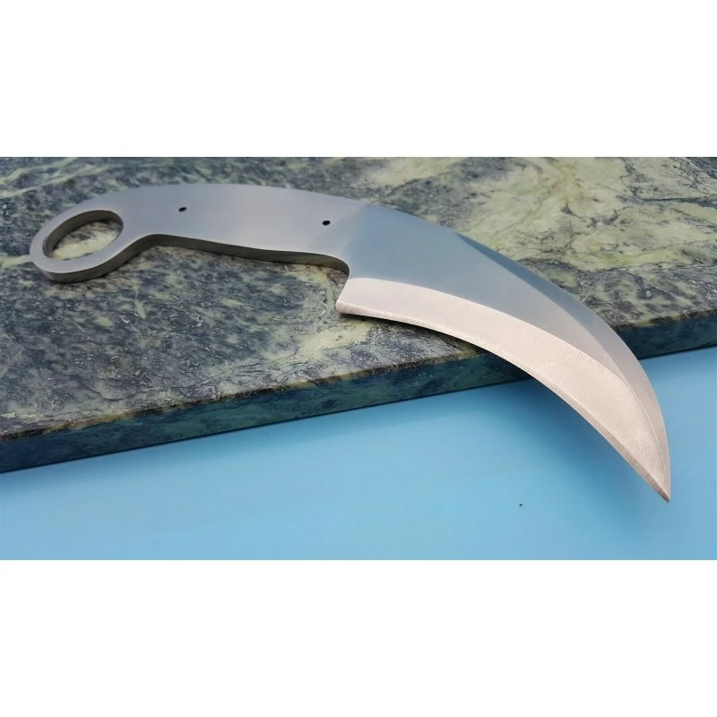 BL127 Lot De 2 Lames A Customiser Le Manche Lame Karambit Acier Inox 3 BL127 Lot De 2 Lames A Customiser Le Manche Lame Karambit Acier Inox – Image 3