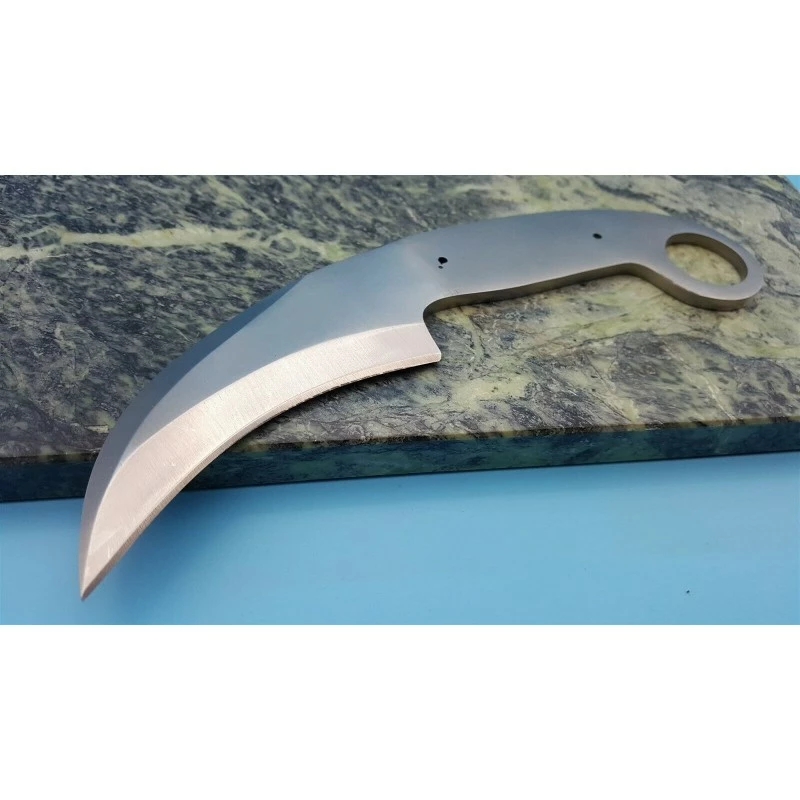 BL127 Lot De 2 Lames A Customiser Le Manche Lame Karambit Acier Inox 4 BL127 Lot De 2 Lames A Customiser Le Manche Lame Karambit Acier Inox – Image 4