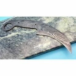 BL127D Lame A Customiser Le Manche Lame Karambit Acier Damas 256 Couches -France Des Couteaux Soldes 2024 bl127d lame a customiser le manche lame karambit acier damas 256 couches livraison gratuite 2