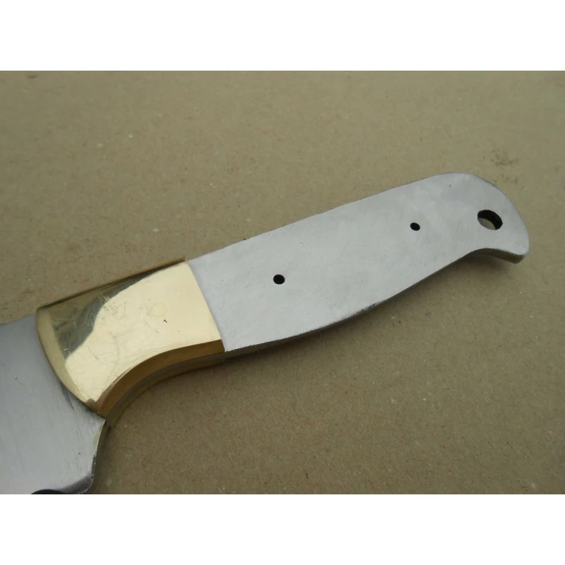 BL133 Lot De 3 Lames A Customiser Le Manche Couteau De Chasse Acier Inox Garde Laiton 4 BL133 Lot De 3 Lames A Customiser Le Manche Couteau De Chasse Acier Inox Garde Laiton – Image 4