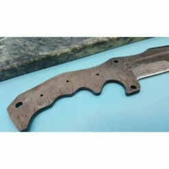 BL137D Lame A Customiser Le Manche Lame Trakker Acier Damas 256 Couches