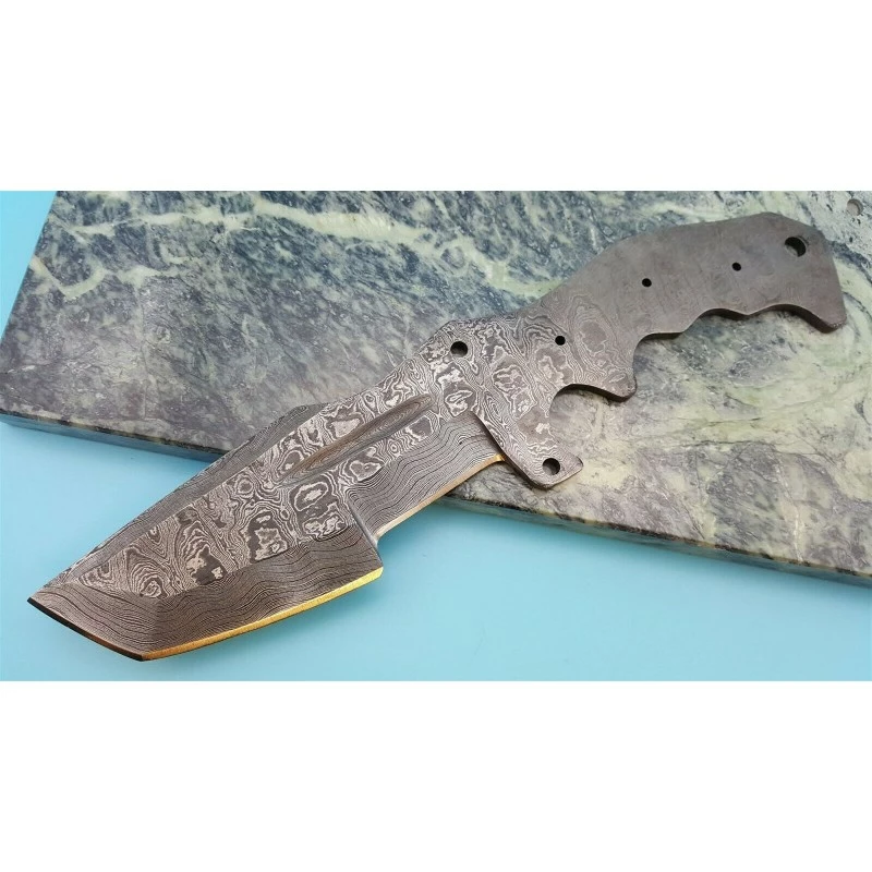 BL137D Lame A Customiser Le Manche Lame Trakker Acier Damas 256 Couches 5 BL137D Lame A Customiser Le Manche Lame Trakker Acier Damas 256 Couches – Image 5