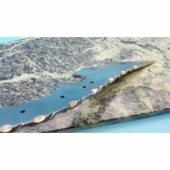 BL139 Lot De 3 Lames A Customiser Le Manche Couteau De Chasse Lame Acier Inox