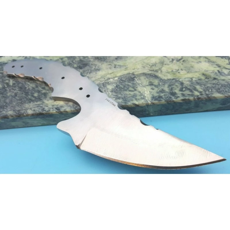 BL139 Lot De 3 Lames A Customiser Le Manche Couteau De Chasse Lame Acier Inox 4 BL139 Lot De 3 Lames A Customiser Le Manche Couteau De Chasse Lame Acier Inox – Image 4