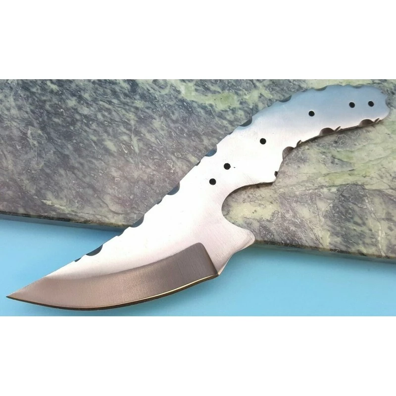 BL139 Lot De 3 Lames A Customiser Le Manche Couteau De Chasse Lame Acier Inox 5 BL139 Lot De 3 Lames A Customiser Le Manche Couteau De Chasse Lame Acier Inox – Image 5