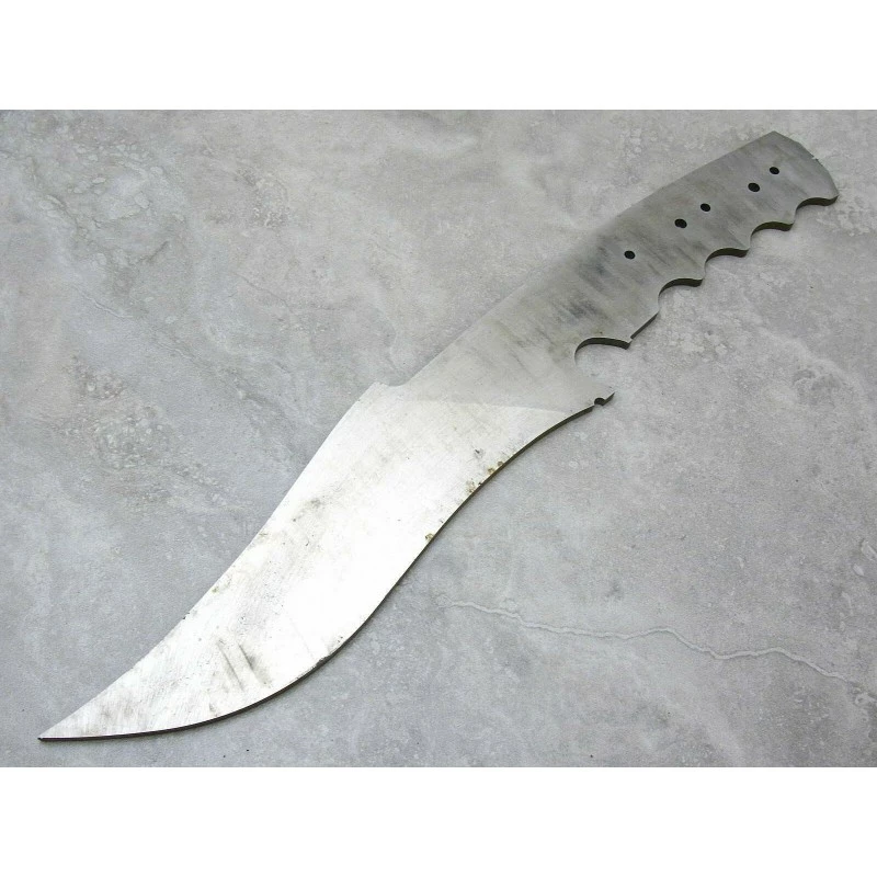 BL478 Lot De 3 Lames Bowie A Customiser Le Manche Lame Acier Inox Made In USA 3 BL478 Lot De 3 Lames Bowie A Customiser Le Manche Lame Acier Inox Made In USA – Image 3