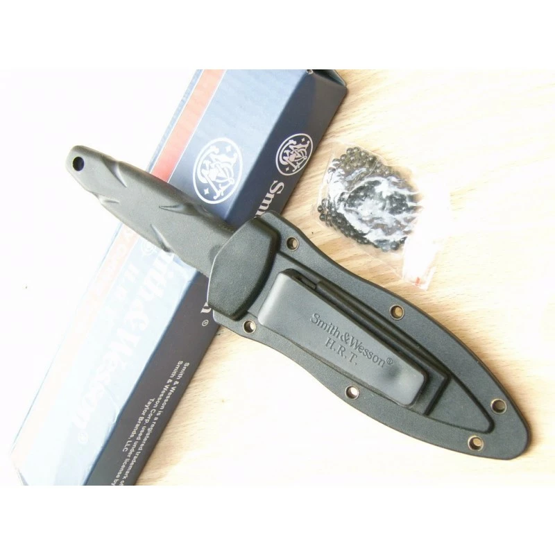 SWHRT3BF Couteau De Botte Smith&Wesson HRT Military Boot Carbone Kydex 4 SWHRT3BF Couteau De Botte Smith&Wesson HRT Military Boot Carbone Kydex – Image 4