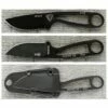 RCIBK Couteau ESEE Izula Black + Kit Acier Carbone 1095 Etui Made In USA