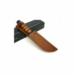 KA1251 Couteau Ka-Bar Short Lame Acier Carbone 1095 Manche & Etui Cuir Made USA 6 KA1251 Couteau Ka-Bar Short Lame Acier Carbone 1095 Manche & Etui Cuir Made USA -France Des Couteaux Soldes 2024 couteau ka1251 kabar short usmc usa plain edge knife 2