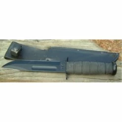 KA1256 Couteau Ka-bar Short Plain Edge Acier Carbone 1095 Manche Kraton Etui Cuir Made In USA