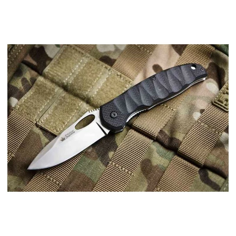 Couteau Kizlyar Supreme Hero Acier 440C Manche G-10 Made In Russia KK0116 1 Couteau Kizlyar Supreme Hero Acier 440C Manche G-10 Made In Russia KK0116