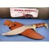Couteau Kukri Down Under Knives Red Rock Raptor Down Under Knives Acier 440C Manche Cuir DUKRRR