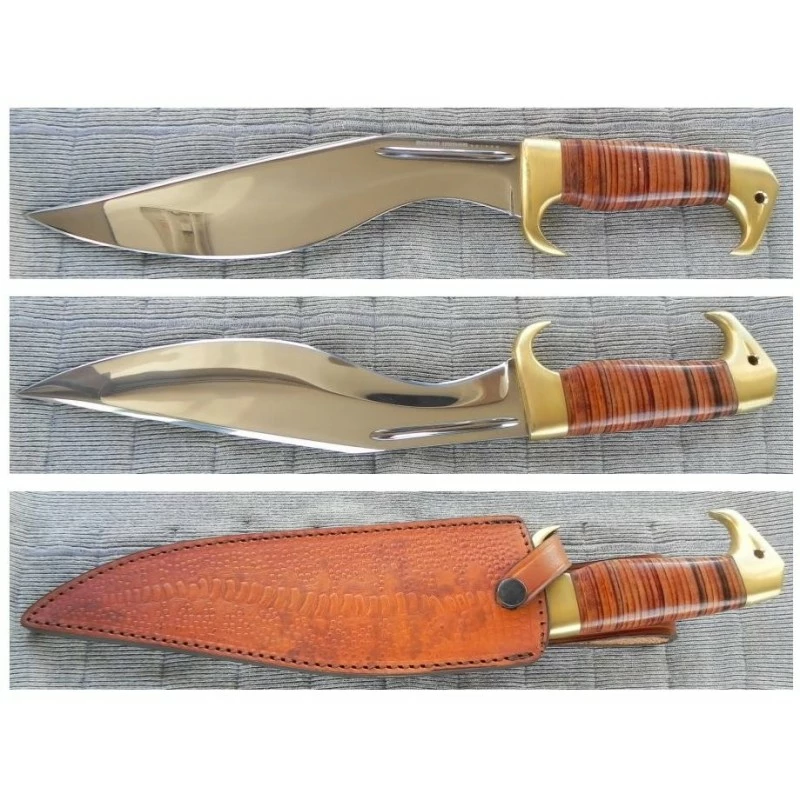 Couteau Kukri Down Under Knives Red Rock Raptor Down Under Knives Acier 440C Manche Cuir DUKRRR 6 Couteau Kukri Down Under Knives Red Rock Raptor Down Under Knives Acier 440C Manche Cuir DUKRRR – Image 6