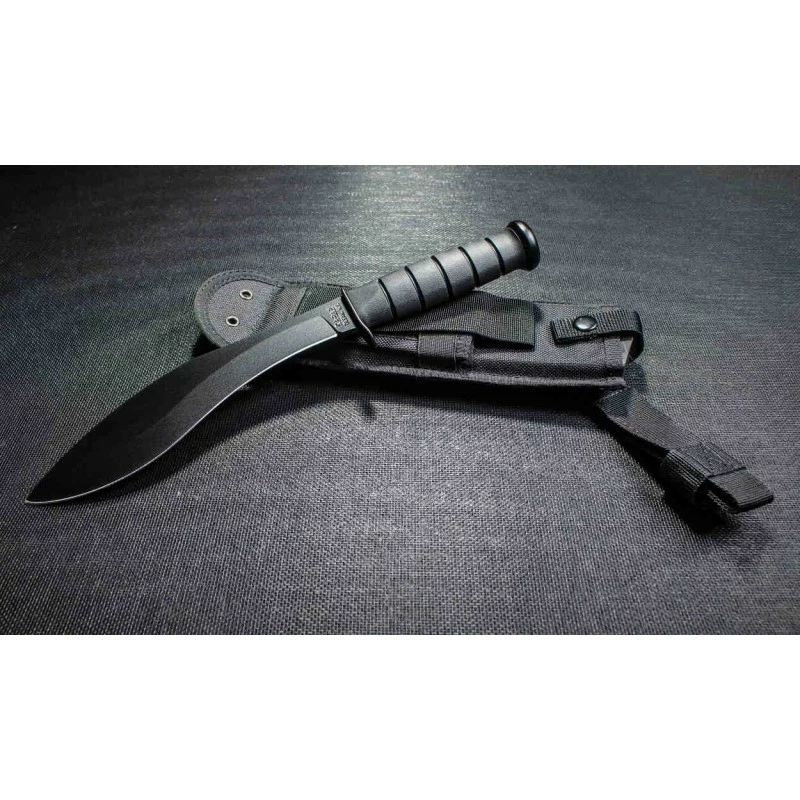 Couteau Kukri KaBar Combat Kukkri Acier Carbone 1095 Manche Kraton KA-BAR Made In USA KA1280 3 Couteau Kukri KaBar Combat Kukkri Acier Carbone 1095 Manche Kraton KA-BAR Made In USA KA1280 – Image 3