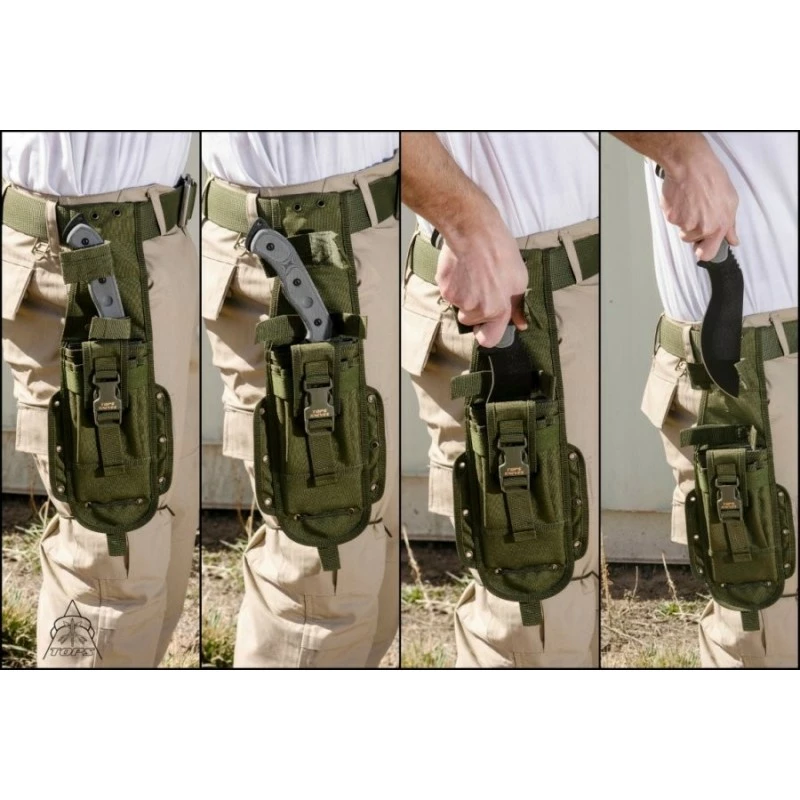 Couteau Kukri TOPS Knives Bushcrafter Kukuri 7.0 Acier Carbone 1095 Manche Micarta Made In USA TPBKUK01 2 Couteau Kukri TOPS Knives Bushcrafter Kukuri 7.0 Acier Carbone 1095 Manche Micarta Made In USA TPBKUK01 – Image 2