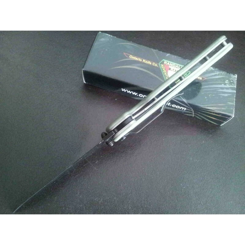 Couteau Ontario Rat 1 OD Green Acier AUS-8 Serrated Manche Nylon Linerlock ON8847OD 2 Couteau Ontario Rat 1 OD Green Acier AUS-8 Serrated Manche Nylon Linerlock ON8847OD – Image 2