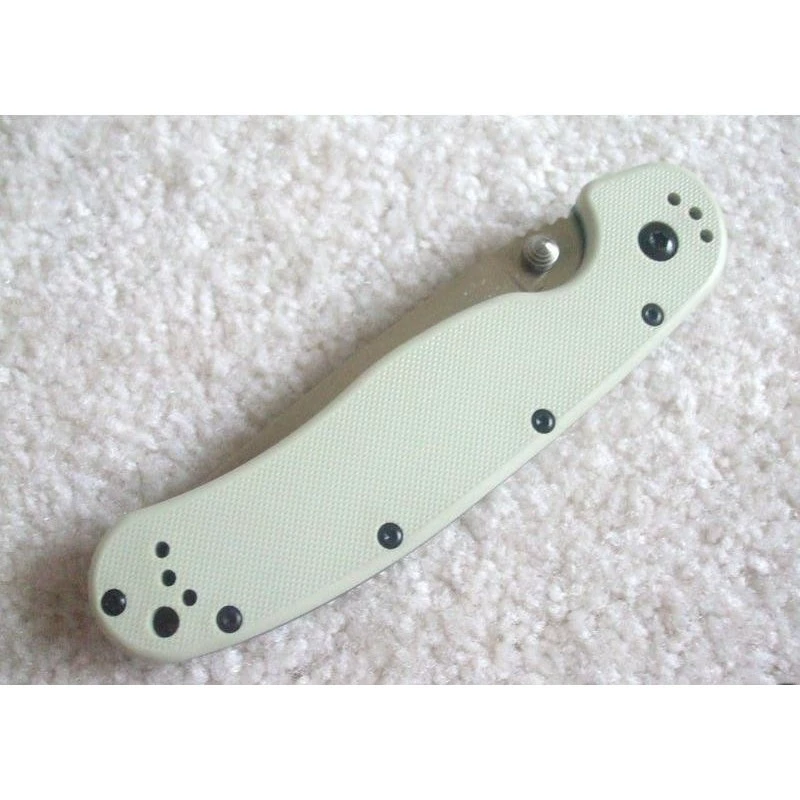 Couteau Ontario RAT-1 Tactical Folding Knife Desert Tan G-10 Handles Acier AUS-8 ON8849DT 3 Couteau Ontario RAT-1 Tactical Folding Knife Desert Tan G-10 Handles Acier AUS-8 ON8849DT – Image 3