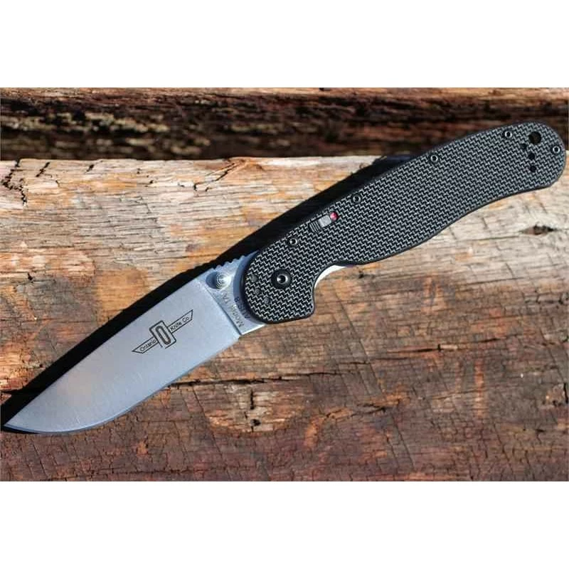 Couteau Ontario RAT1A SP A/O OD Lame Acier AUS-8 Manche Black G-10 ON8870 1 Couteau Ontario RAT1A SP A/O OD Lame Acier AUS-8 Manche Black G-10 ON8870