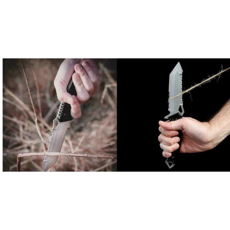 Couteau Reapr Javelin Tanto Lame Acier 420 Manche Aluminium Etui Nylon SHF11011 3 Couteau Reapr Javelin Tanto Lame Acier 420 Manche Aluminium Etui Nylon SHF11011 – Image 3