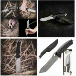 Couteau Reapr Javelin Tanto Lame Acier 420 Manche Aluminium Etui Nylon SHF11011