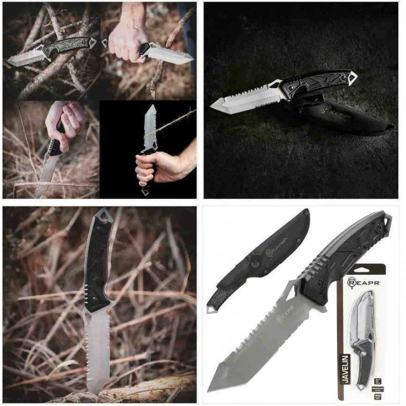 Couteau Reapr Javelin Tanto Lame Acier 420 Manche Aluminium Etui Nylon SHF11011 1 Couteau Reapr Javelin Tanto Lame Acier 420 Manche Aluminium Etui Nylon SHF11011