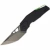 Couteau Revo Berserk Framelock Manche Black G10 Lame Acier 9Cr18MoV Clip REV004BLK