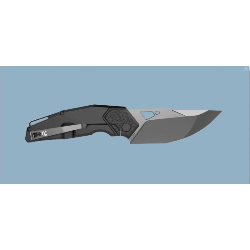 Couteau Revo Berserk Framelock Manche Black G10 Lame Acier 9Cr18MoV Clip REV004BLK 6 Couteau Revo Berserk Framelock Manche Black G10 Lame Acier 9Cr18MoV Clip REV004BLK – Image 6