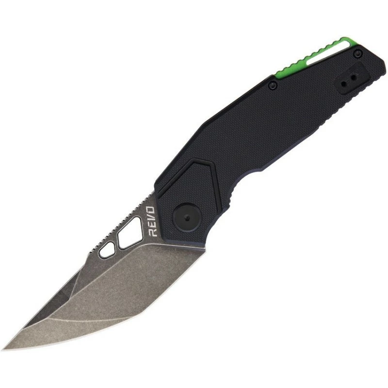 Couteau Revo Berserk Framelock Manche Black G10 Lame Acier 9Cr18MoV Clip REV004BLK 1 Couteau Revo Berserk Framelock Manche Black G10 Lame Acier 9Cr18MoV Clip REV004BLK