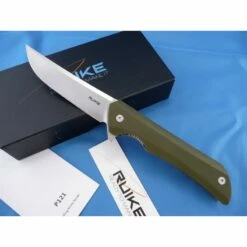 Couteau RUIKE Hussar P121 Lame Acier 14C28N Manche G-10 Green RKEP121G 7 Couteau RUIKE Hussar P121 Lame Acier 14C28N Manche G-10 Green RKEP121G -France Des Couteaux Soldes 2024 couteau ruike hussar p121 lame acier 14c28n manche g 10 green rkep121g livraison gratuite 3