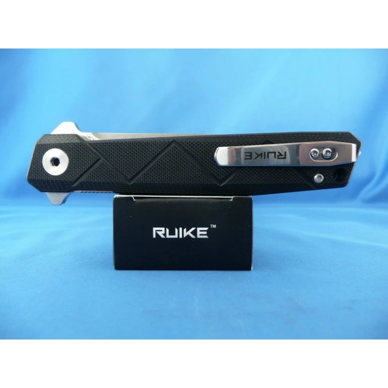 Couteau Ruike P127B Tanto Lame Acier 14C28N Manche Black G10 Linerlock Clip RKEP127B 2 Couteau Ruike P127B Tanto Lame Acier 14C28N Manche Black G10 Linerlock Clip RKEP127B – Image 2