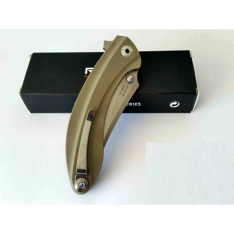 Couteau Ruike Practical P155 Lame Acier 14C28N Manche Desert G-10 Linerlock RKEP155W 2 Couteau Ruike Practical P155 Lame Acier 14C28N Manche Desert G-10 Linerlock RKEP155W – Image 2