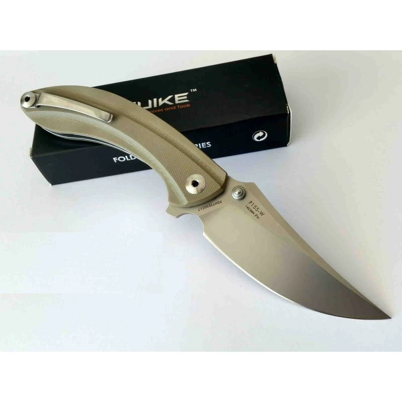 Couteau Ruike Practical P155 Lame Acier 14C28N Manche Desert G-10 Linerlock RKEP155W 3 Couteau Ruike Practical P155 Lame Acier 14C28N Manche Desert G-10 Linerlock RKEP155W – Image 3