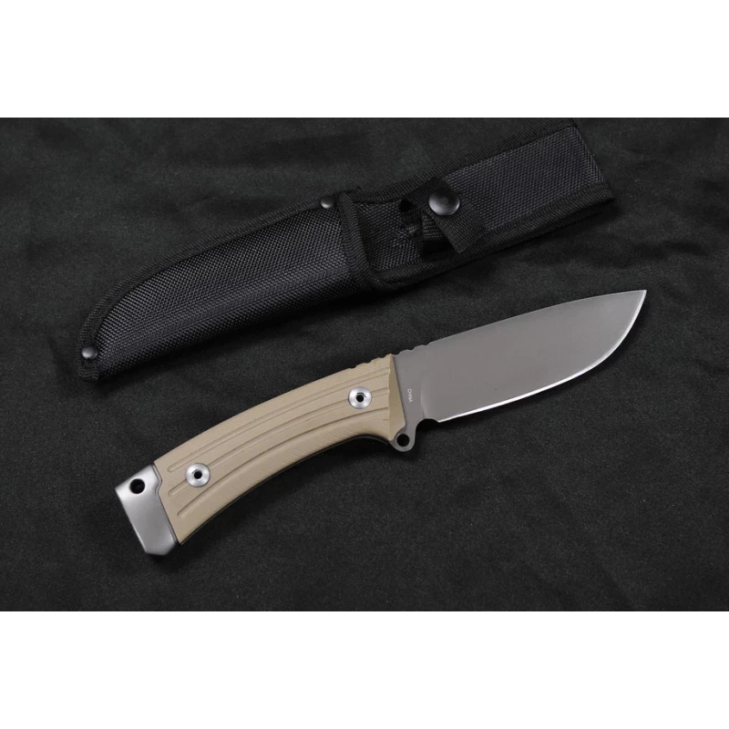 Couteau S-TEC Tactical Desert Storm Lame Acier 440 Manche G10 Etui Nylon STT228629 2 Couteau S-TEC Tactical Desert Storm Lame Acier 440 Manche G10 Etui Nylon STT228629 – Image 2