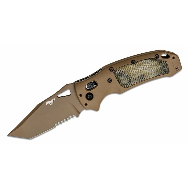 Couteau SIG Sauer K320 AXG Scorpion ABLE Lock Lame Tanto Acier S30V Manche Alu/GMascus Made USA SIG36368 6 Couteau SIG Sauer K320 AXG Scorpion ABLE Lock Lame Tanto Acier S30V Manche Alu/GMascus Made USA SIG36368 – Image 6