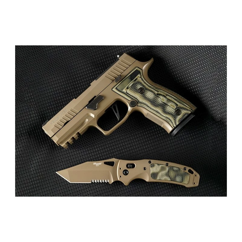 Couteau SIG Sauer K320 AXG Scorpion ABLE Lock Lame Tanto Acier S30V Manche Alu/GMascus Made USA SIG36368 8 Couteau SIG Sauer K320 AXG Scorpion ABLE Lock Lame Tanto Acier S30V Manche Alu/GMascus Made USA SIG36368 – Image 8