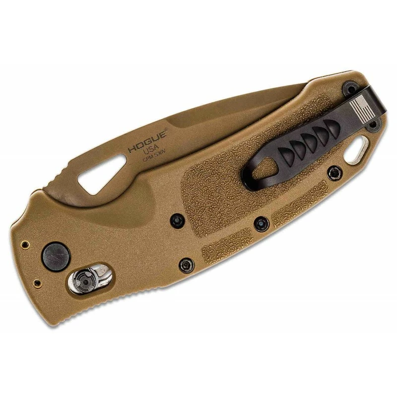 Couteau SIG Sauer K320 M17 ABLE Lock Lame Acier S30V Manche Polymère Tan Made USA SIG36373 6 Couteau SIG Sauer K320 M17 ABLE Lock Lame Acier S30V Manche Polymère Tan Made USA SIG36373 – Image 6