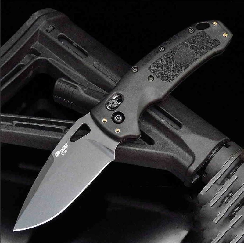 Couteau SIG Sauer Nitron ABLE Lock Lame Acier S30V Manche Polymère Black Made USA SIG36370 2 Couteau SIG Sauer Nitron ABLE Lock Lame Acier S30V Manche Polymère Black Made USA SIG36370 – Image 2