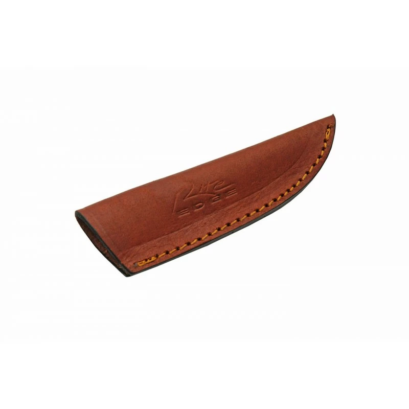 Couteau Skinner Damas Autumn Bone Lame Acier 256 Couches Manche Os Etui Cuir DM1340 3 Couteau Skinner Damas Autumn Bone Lame Acier 256 Couches Manche Os Etui Cuir DM1340 – Image 3