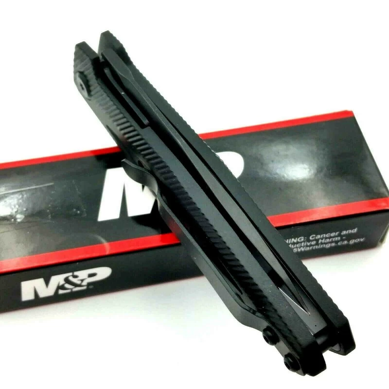 Couteau Smith&Wesson M&P Lame Acier 8Cr13MoV Manche Aluminium SW1100074 3 Couteau Smith&Wesson M&P Lame Acier 8Cr13MoV Manche Aluminium SW1100074 – Image 3