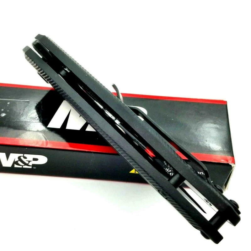 Couteau Smith&Wesson M&P Lame Acier 8Cr13MoV Manche Aluminium SW1100074 4 Couteau Smith&Wesson M&P Lame Acier 8Cr13MoV Manche Aluminium SW1100074 – Image 4