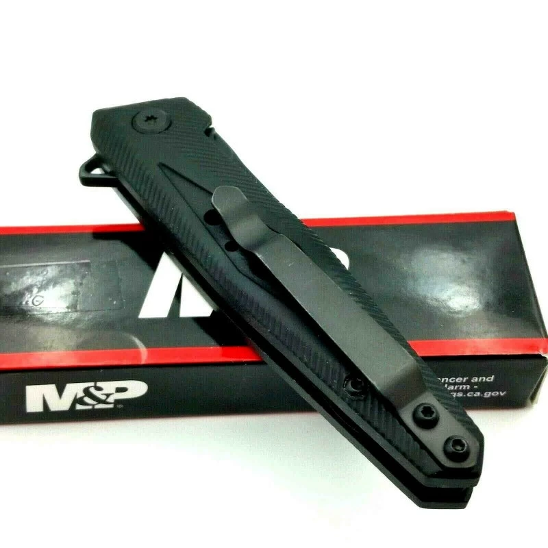 Couteau Smith&Wesson M&P Lame Acier 8Cr13MoV Manche Aluminium SW1100074 5 Couteau Smith&Wesson M&P Lame Acier 8Cr13MoV Manche Aluminium SW1100074 – Image 5