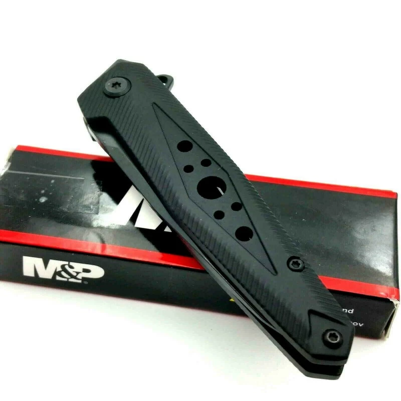 Couteau Smith&Wesson M&P Lame Acier 8Cr13MoV Manche Aluminium SW1100074 6 Couteau Smith&Wesson M&P Lame Acier 8Cr13MoV Manche Aluminium SW1100074 – Image 6