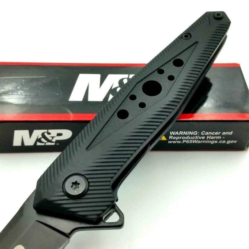 Couteau Smith&Wesson M&P Lame Acier 8Cr13MoV Manche Aluminium SW1100074 8 Couteau Smith&Wesson M&P Lame Acier 8Cr13MoV Manche Aluminium SW1100074 – Image 8