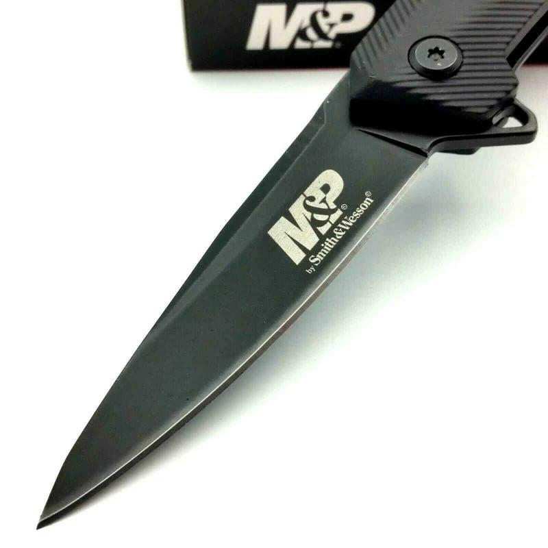 Couteau Smith&Wesson M&P Lame Acier 8Cr13MoV Manche Aluminium SW1100074 9 Couteau Smith&Wesson M&P Lame Acier 8Cr13MoV Manche Aluminium SW1100074 – Image 9