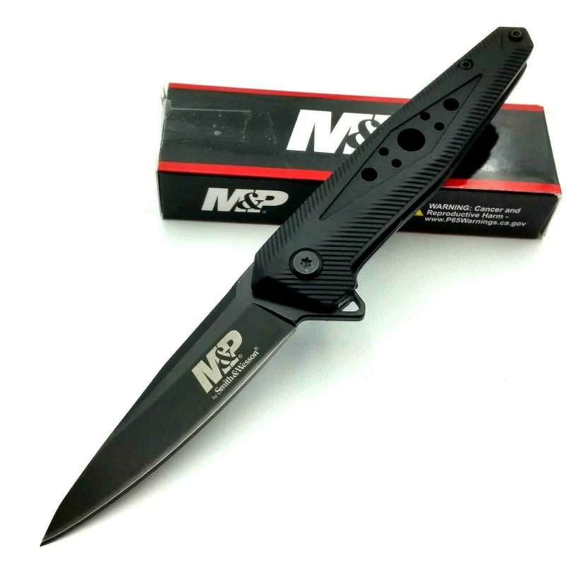 Couteau Smith&Wesson M&P Lame Acier 8Cr13MoV Manche Aluminium SW1100074 10 Couteau Smith&Wesson M&P Lame Acier 8Cr13MoV Manche Aluminium SW1100074 – Image 10