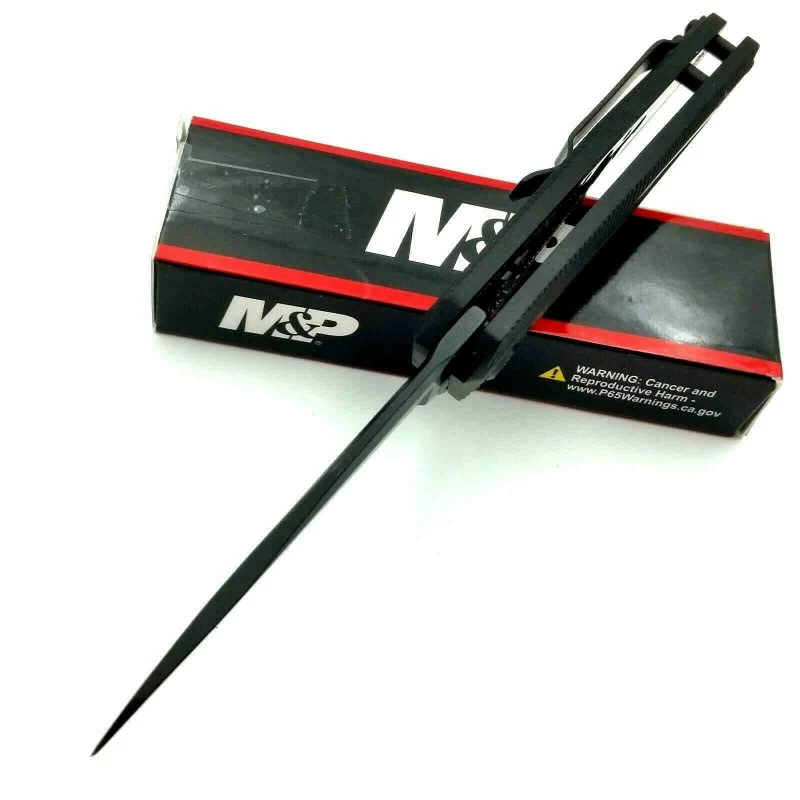 Couteau Smith&Wesson M&P Lame Acier 8Cr13MoV Manche Aluminium SW1100074 1 Couteau Smith&Wesson M&P Lame Acier 8Cr13MoV Manche Aluminium SW1100074